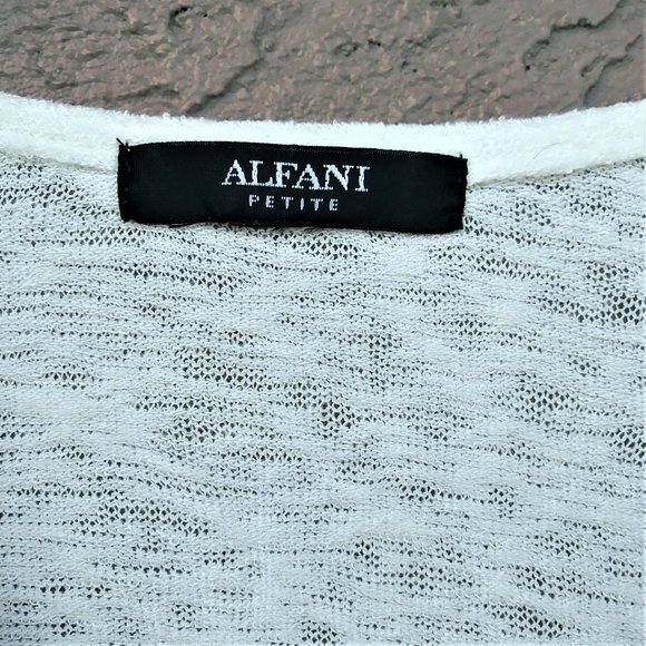 ALFANI ZIPPER TOP PETITE X-LARGE - Picture 3 of 6